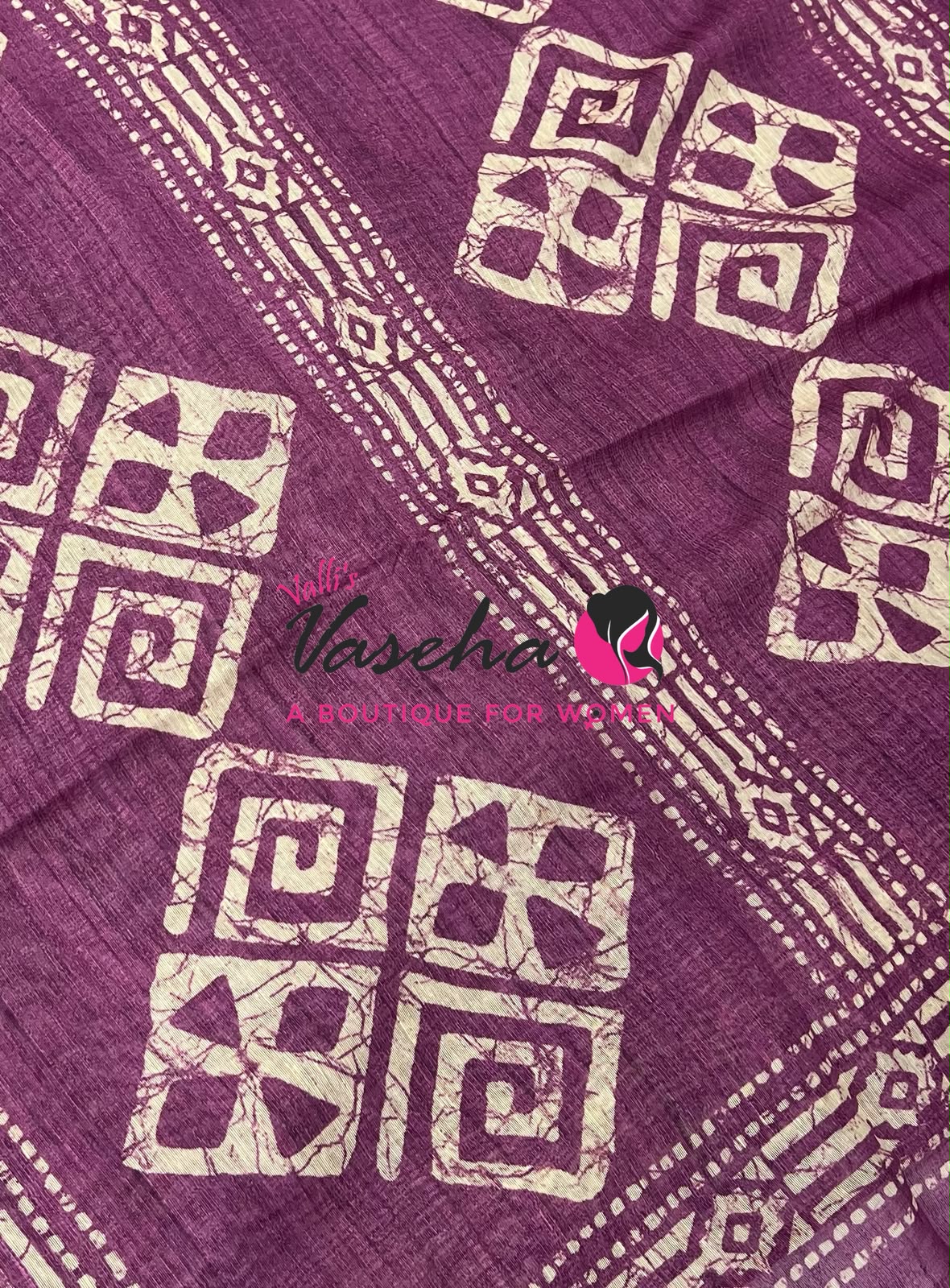Art Tussar / Art Silk - Pink Shade - VVATS002