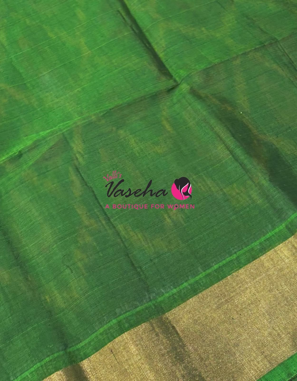 Pochampally Silk Cotton Saree - Purple & Green Shade - VVPPS001