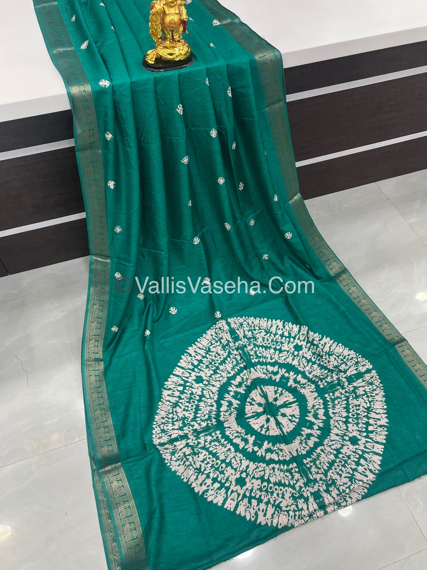 Casual Wear - Fancy Mixed Silk - Green Shade - VVFMS002