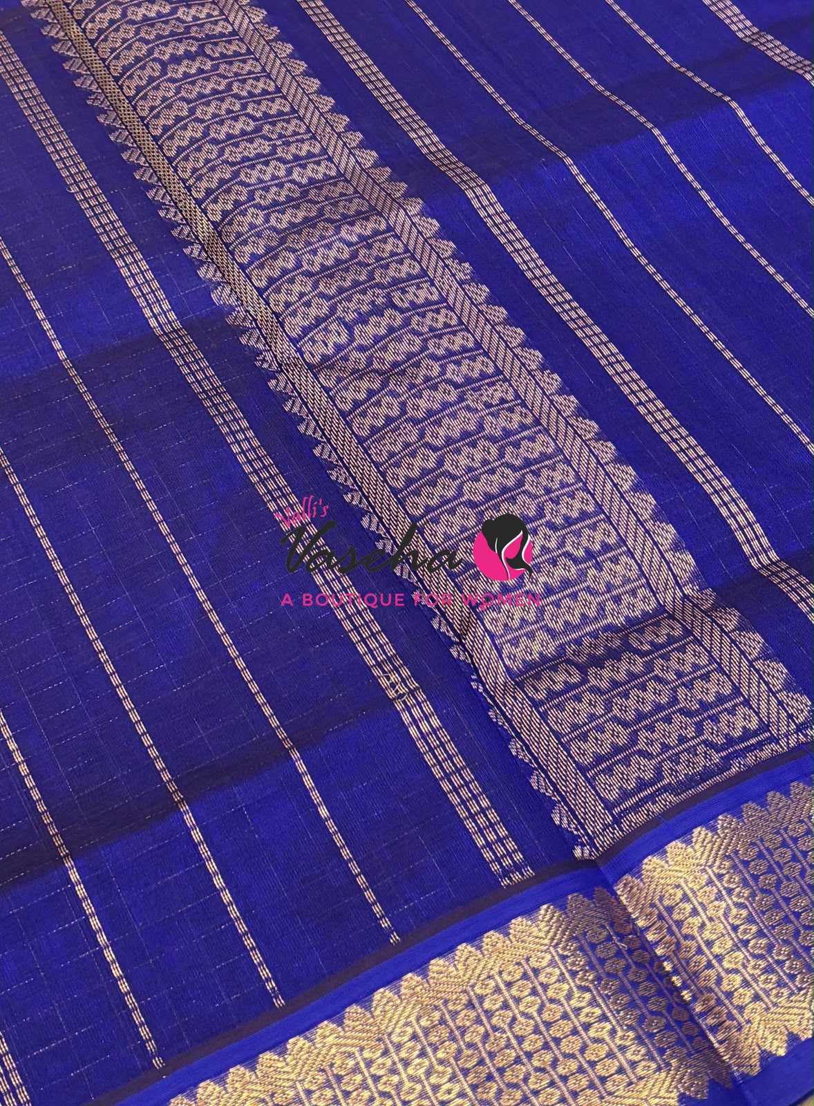 Pure Silk Cotton Saree - Zari Checks - VVCSC001