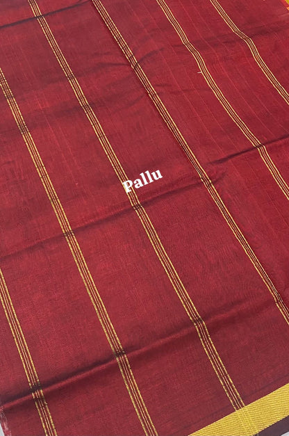 Pure Silk Cotton Saree - Pazhum Pazhamum Checks Design - VVPPSC01