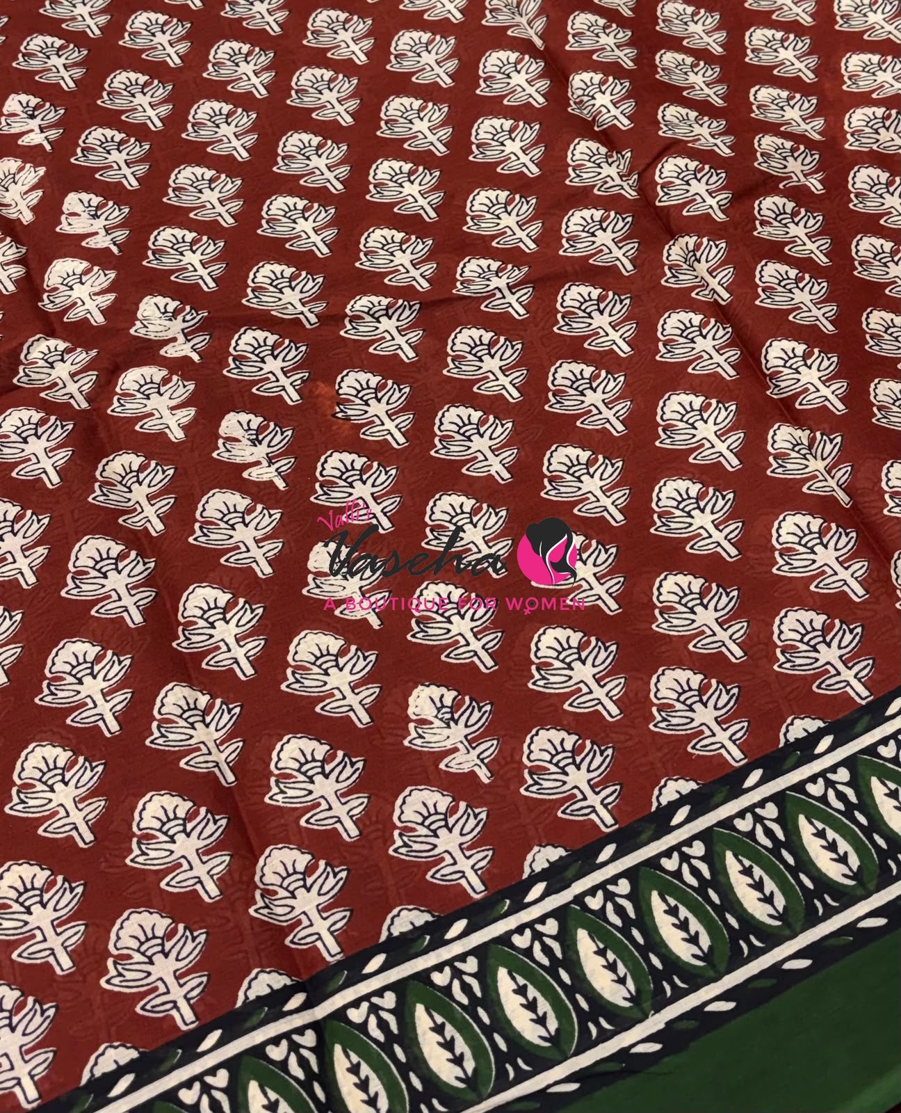 Pure Soft Mul Mul Cotton Sarees - Hand Block Prints - VVMMC011