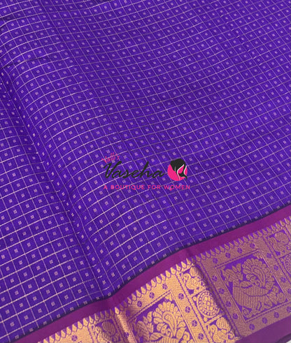 Semi Silk Cotton Saree | Lakshadeepam Design |VVSSC009