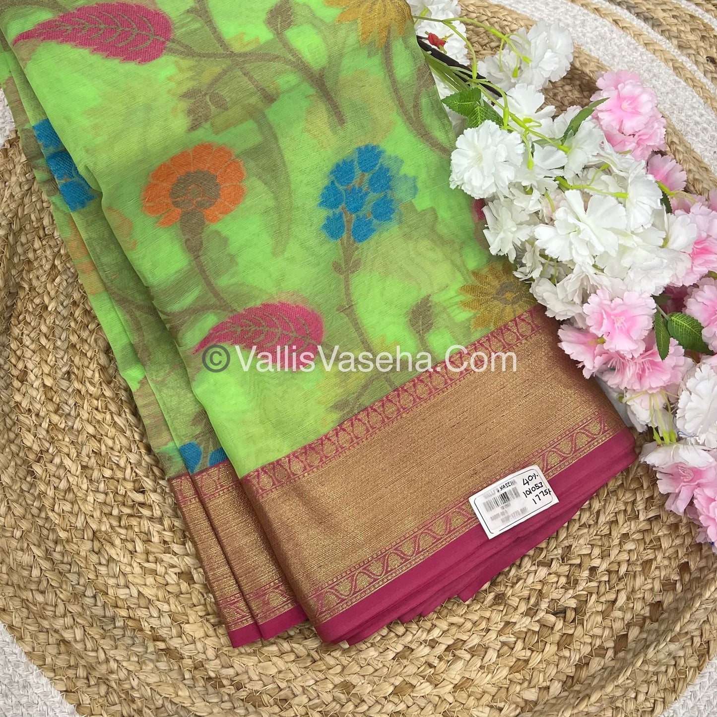 40% less - Offer Saree - semi Banarsi Saree - VVDS006