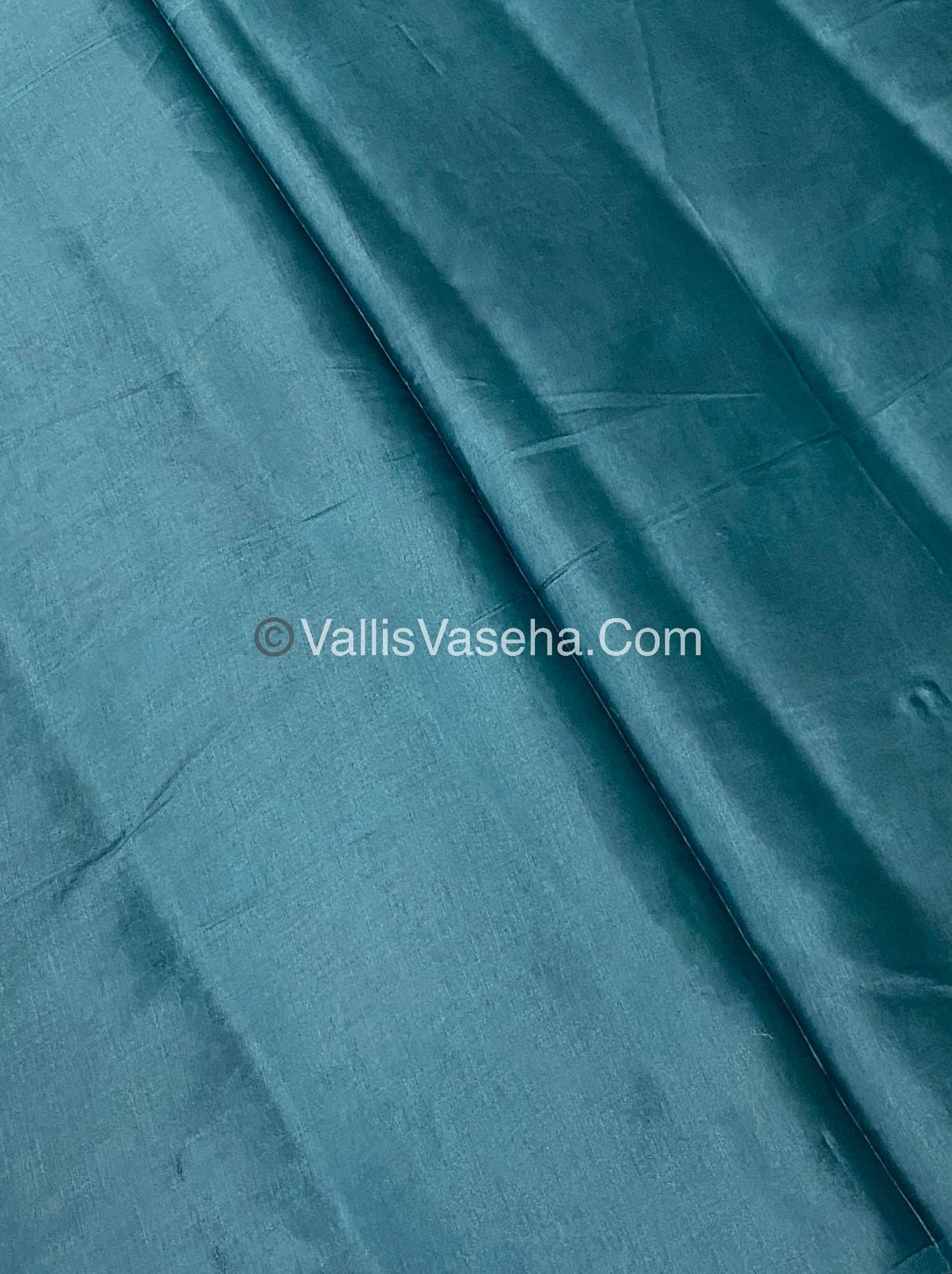 Butter Silk - Purple  & peacock green Combo - VVBS002