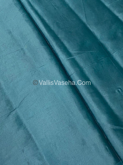 Butter Silk - Purple  & peacock green Combo - VVBS002