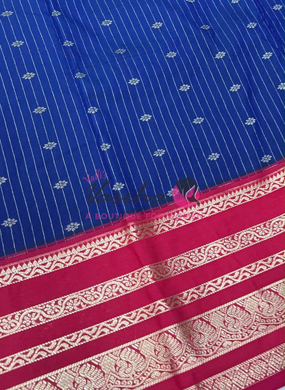 Semi Bridal Kanchi Silk  - Korvai - Premium- VVSKS008