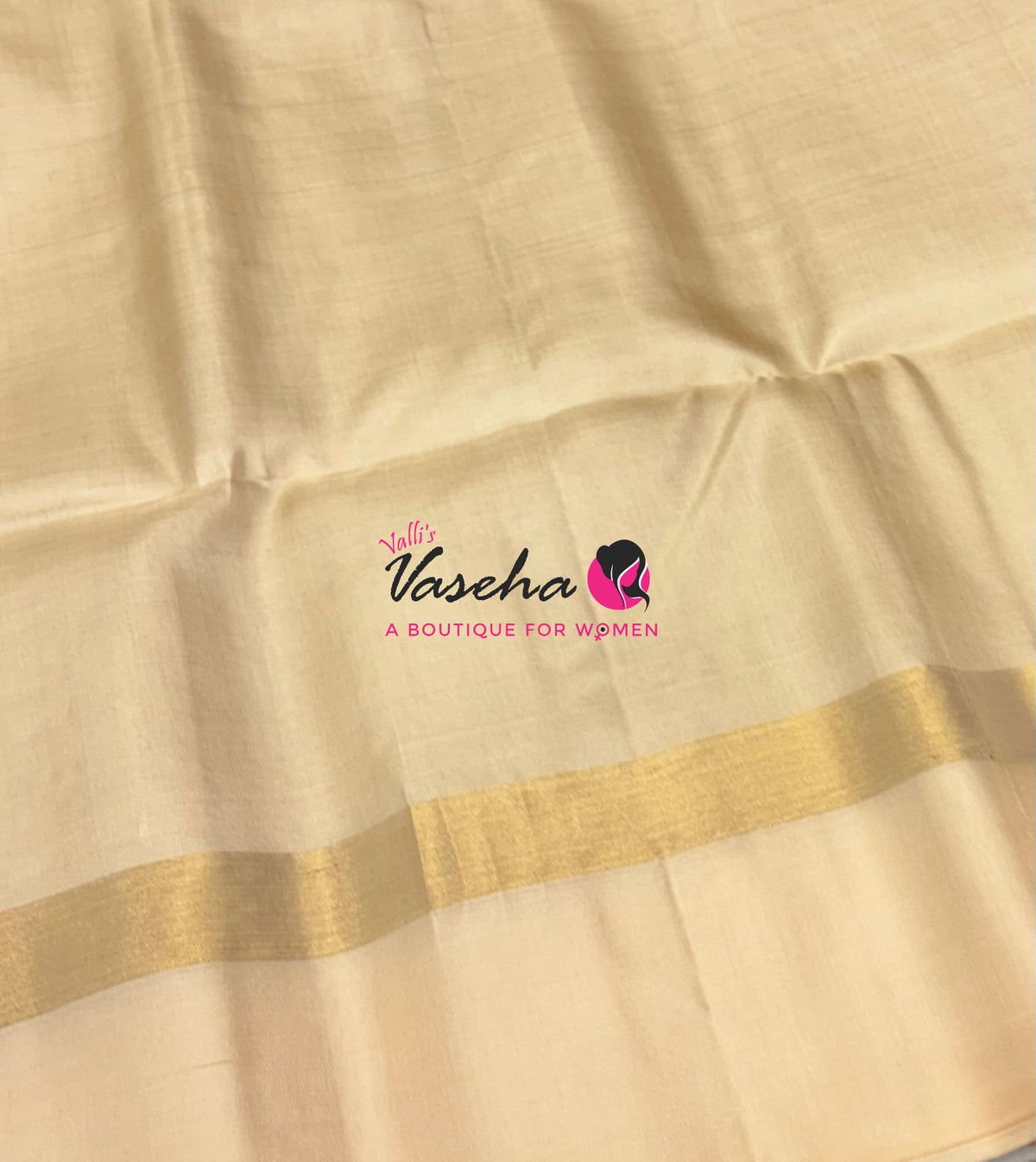 Pure Soft Silk Saree - Green & Cream - VVPSS122