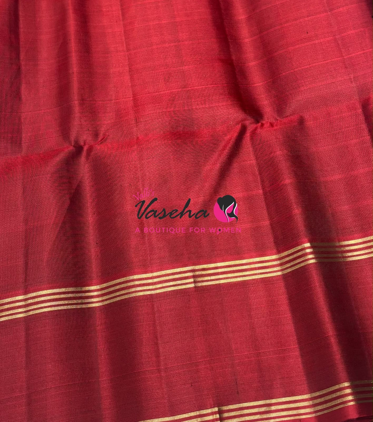 Pure Soft Silk Saree - Blue & Maroon Shade - VVPSS116