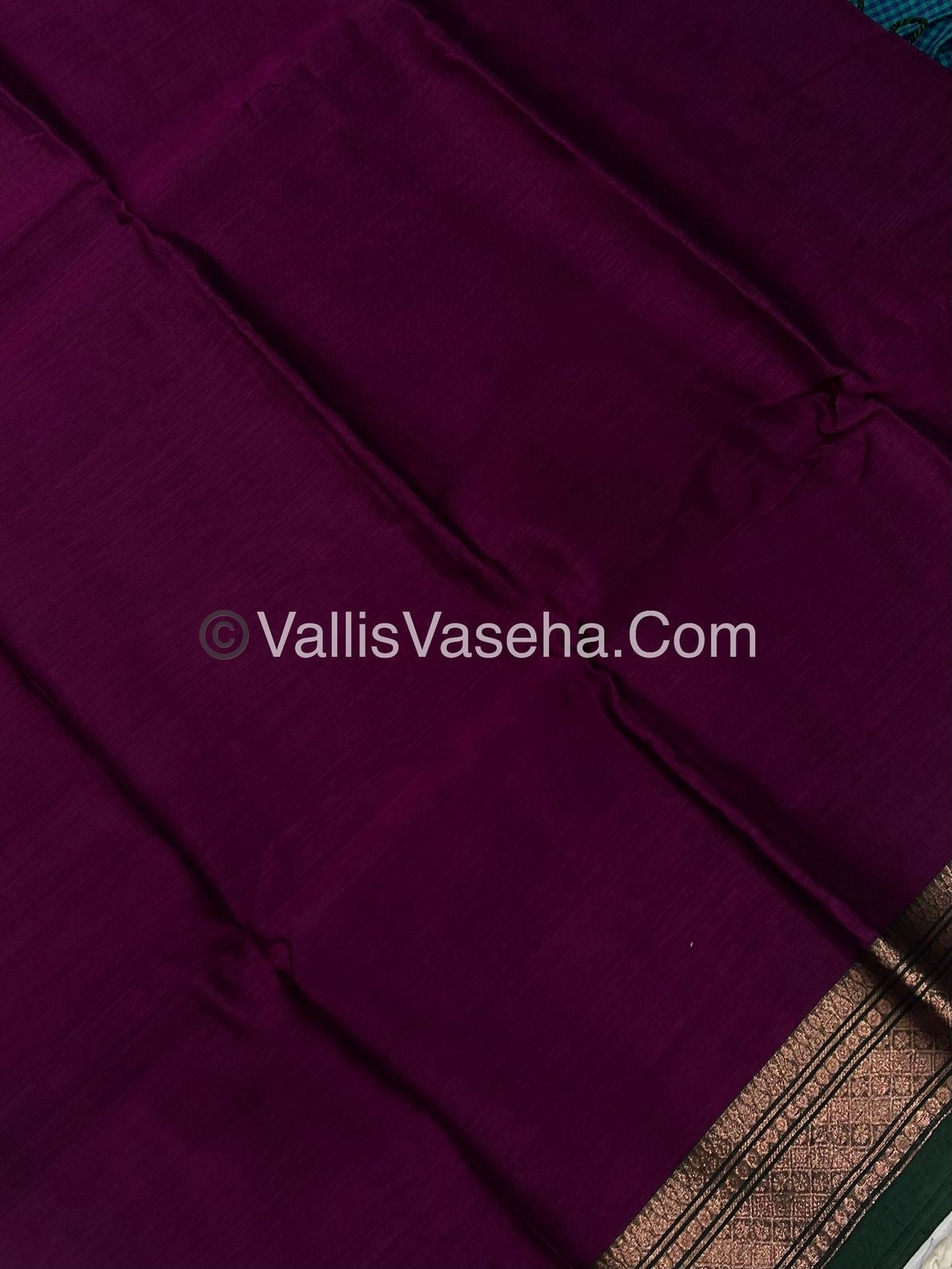 Dhaka Cotton Saree - VVDCS002
