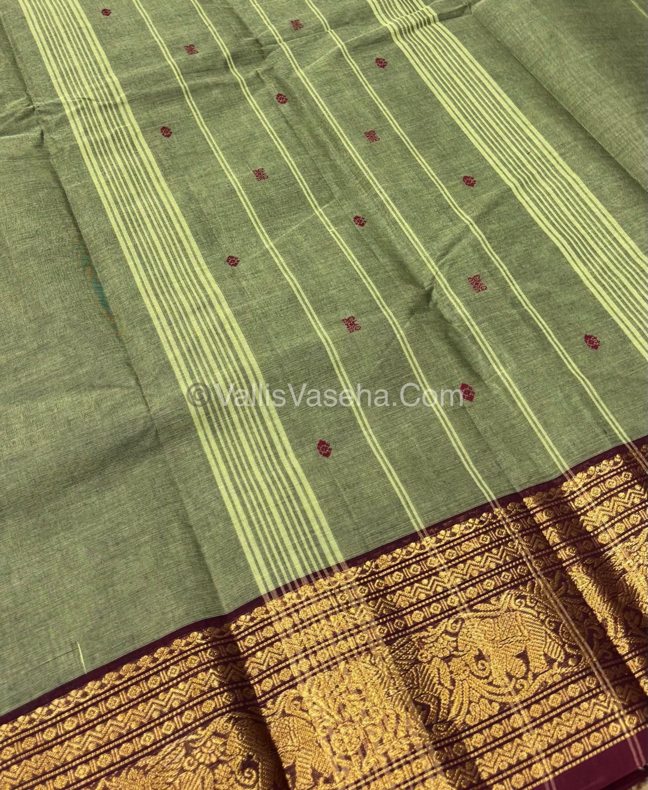 Kanchi Cotton Saree - VVKCS017