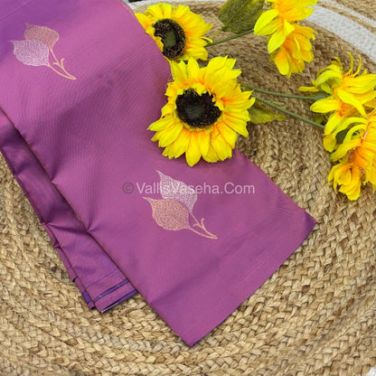 Semi Soft Silk - Border less - Onion Pink Shade -VVSSS025