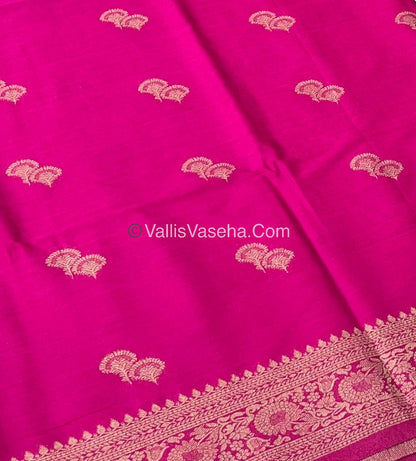 Banarasi - Heritage Silk - Semi Kathan Silk - Pink Shade- VVBHS004