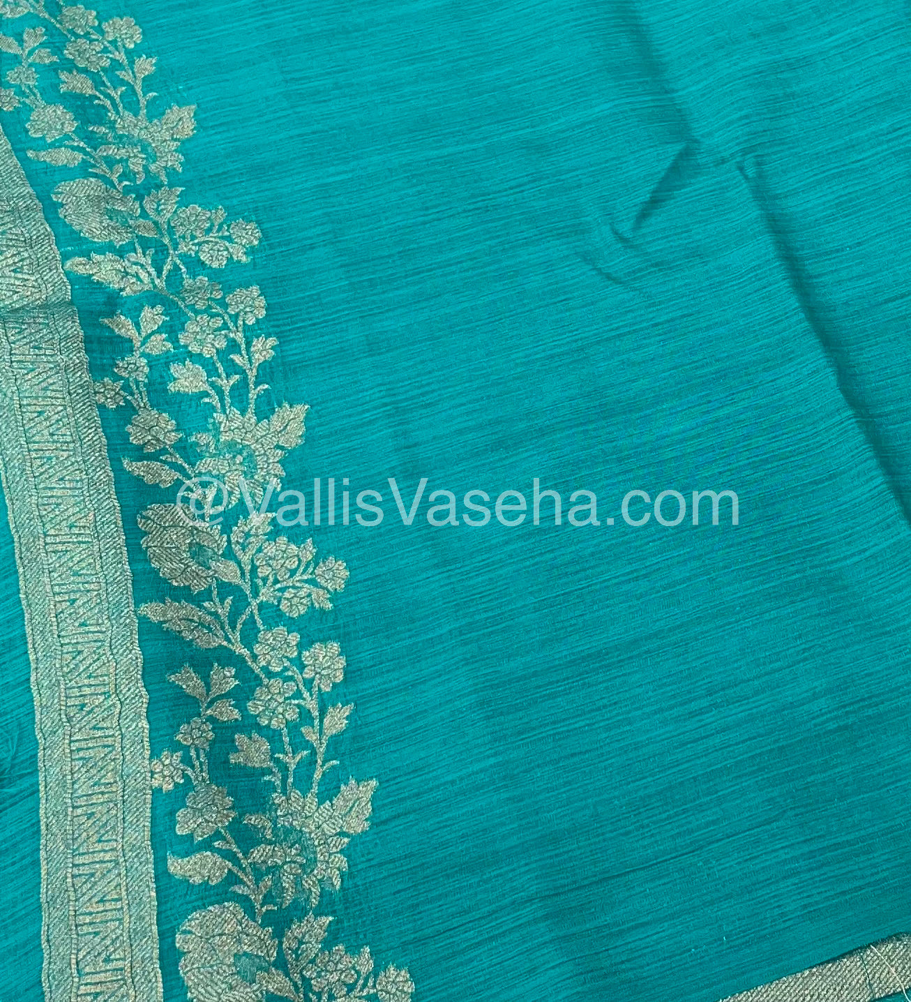 Banarasi - Heritage Silk - Semi Kathan Silk -   Blue Shade - VVBHS008