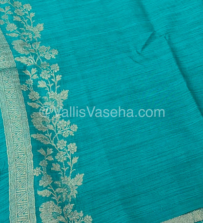 Banarasi - Heritage Silk - Semi Kathan Silk -   Blue Shade - VVBHS008