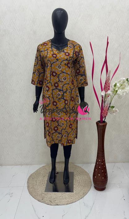 Ready Made - Kalamkari Kurti -VVRKK001