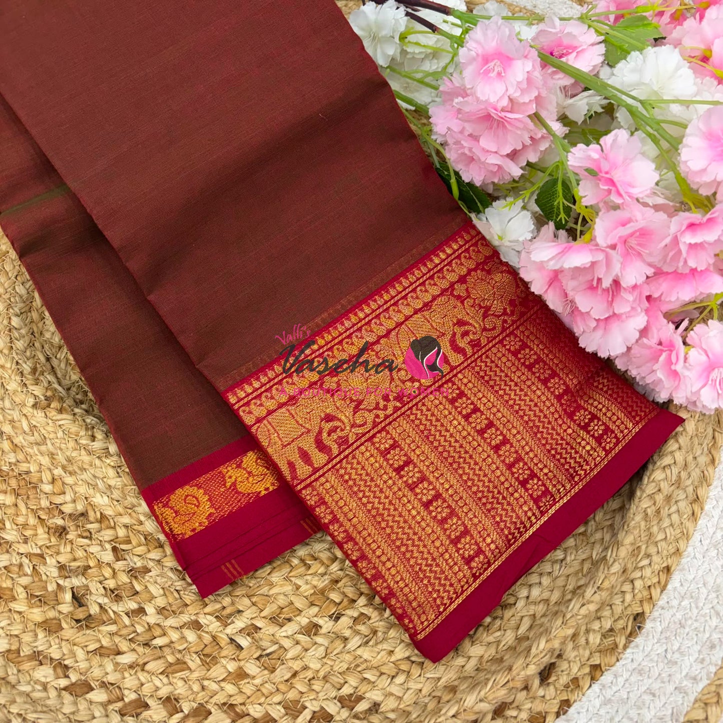 Kanchi Cotton Saree - VVKCS019