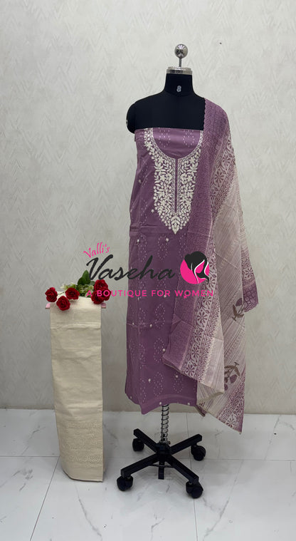 Unstitched Material | Cotton Material |VVUSM084