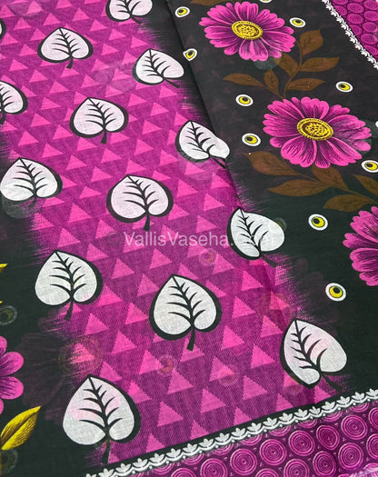 Pure Cotton Voile Saree | VVPVS001