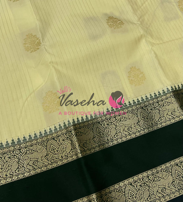 Semi Bridal Kanchi Silk  - Korvai - Premium- VVSKS008