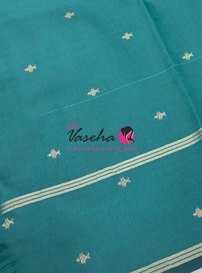 Semi Soft Silk  - Ramar Blue Shade - VVSSS040