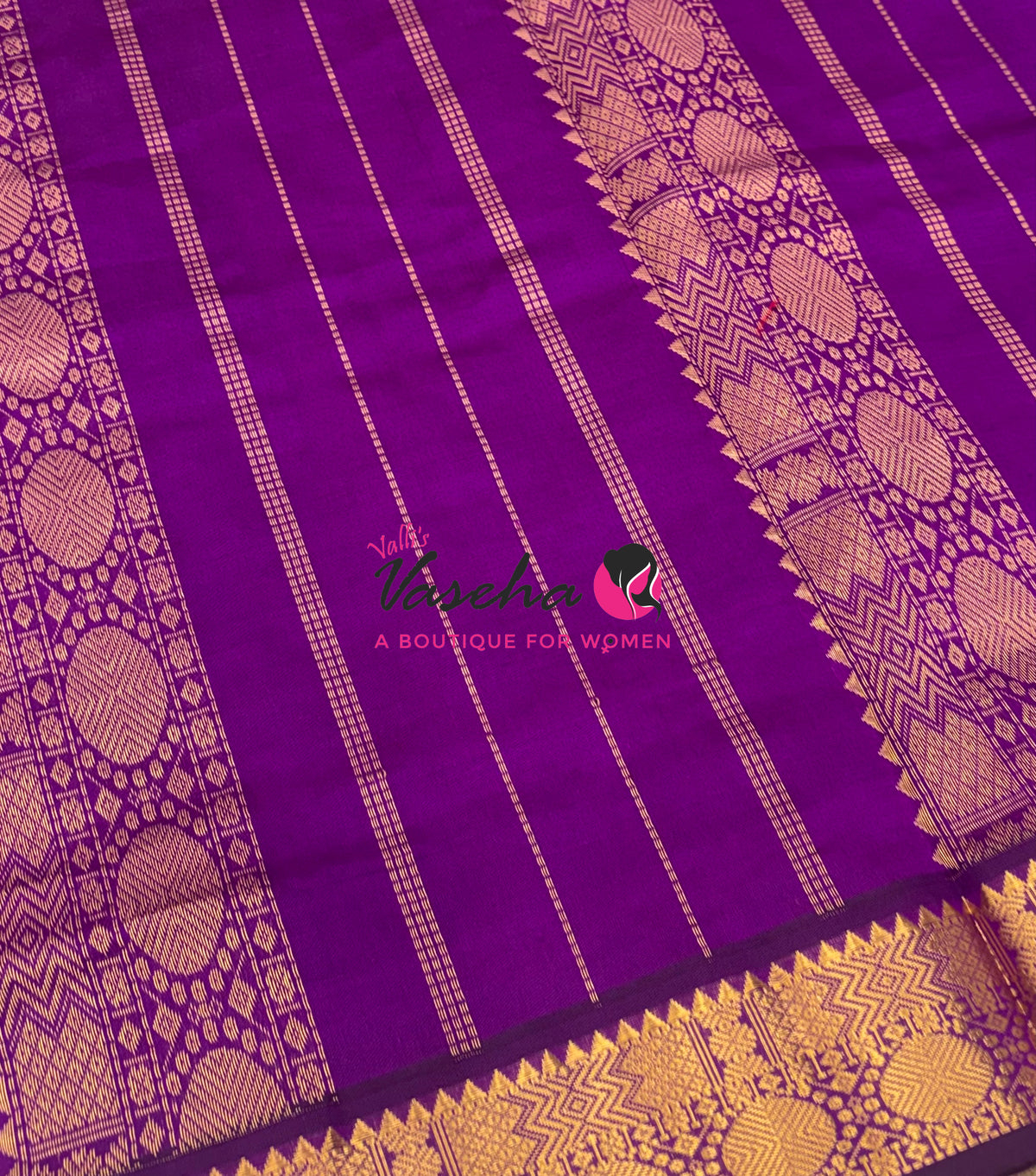 Semi Silk Cotton Saree |  Pazhum Pazhamum Checks Design |VVSSC018
