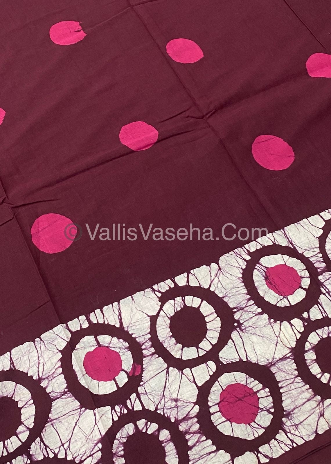 Pure Soft Mul Mul Cotton Sarees - Hand Block Prints - VVMMC003