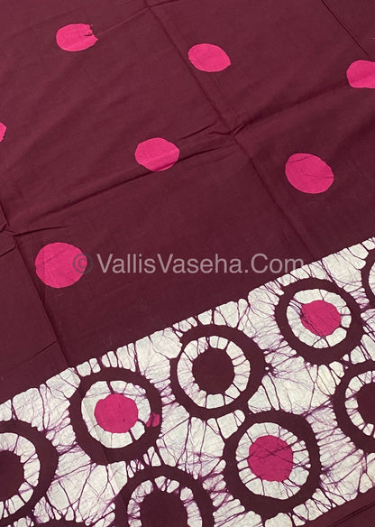 Pure Soft Mul Mul Cotton Sarees - Hand Block Prints - VVMMC003