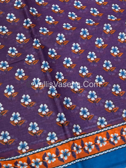 Pure Cotton Voile Saree | VVPVC001