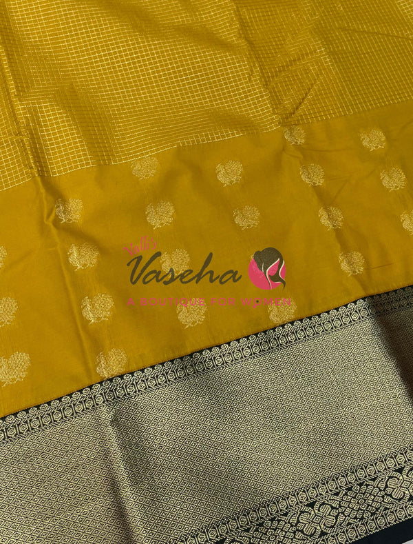 Semi Bridal Kanchi Silk  - Korvai - Premium- VVSKS008