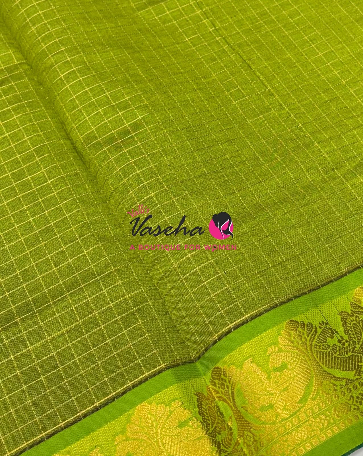 Semi Silk Cotton Saree Lakshadeepam Shade |VVSSC009