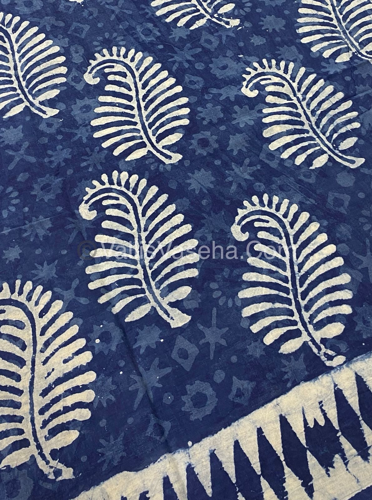 Pure Soft Mul Mul Cotton Sarees - Hand Block Prints - VVMMC003