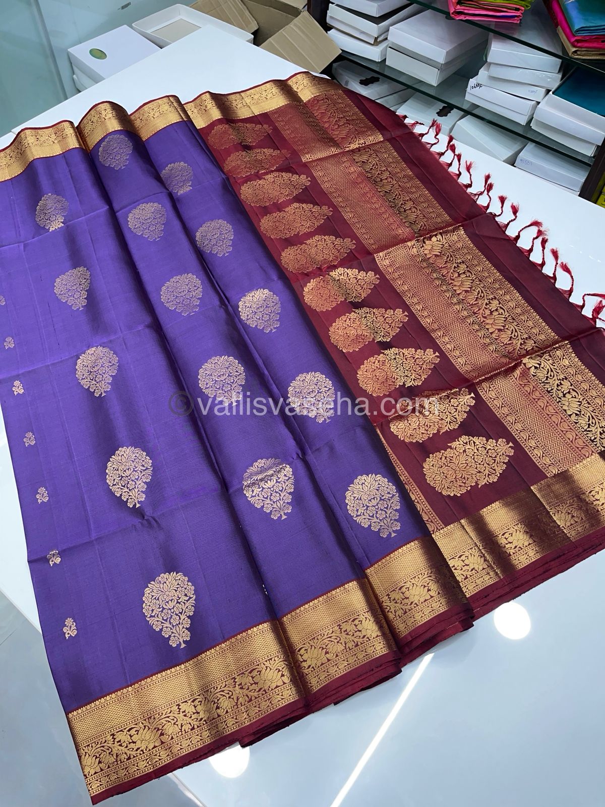 Pure Soft Silk Saree - Kanchi Border - VVPSS015