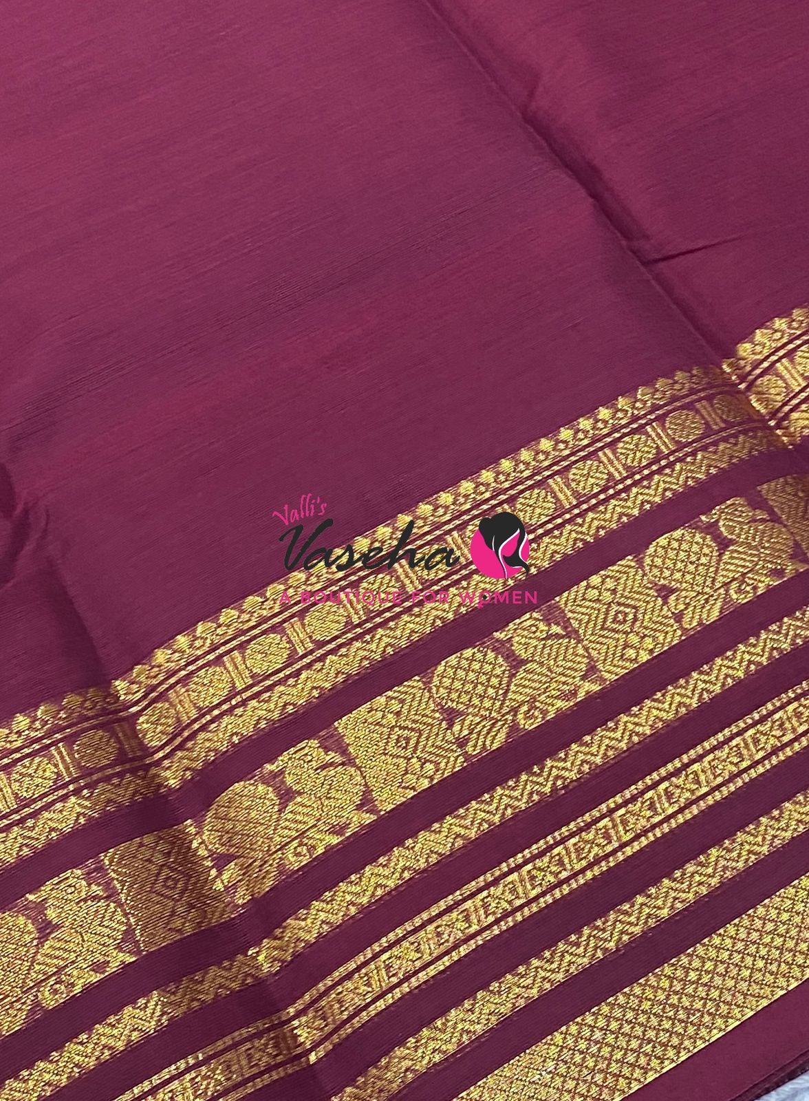 Kanchi Cotton Saree - VVKCS032