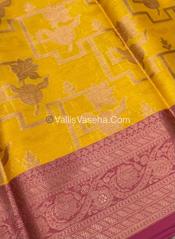 50% less - Offer Saree - Semi Banarasi Saree   - VVDS005