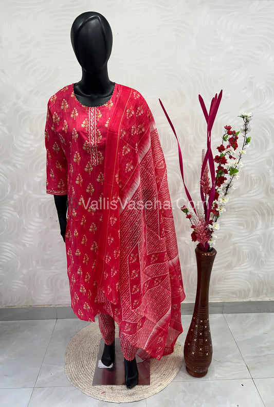 Ready Made - Salwar, Kameez & Duppatta(3pc) - Printed - VVRBS002