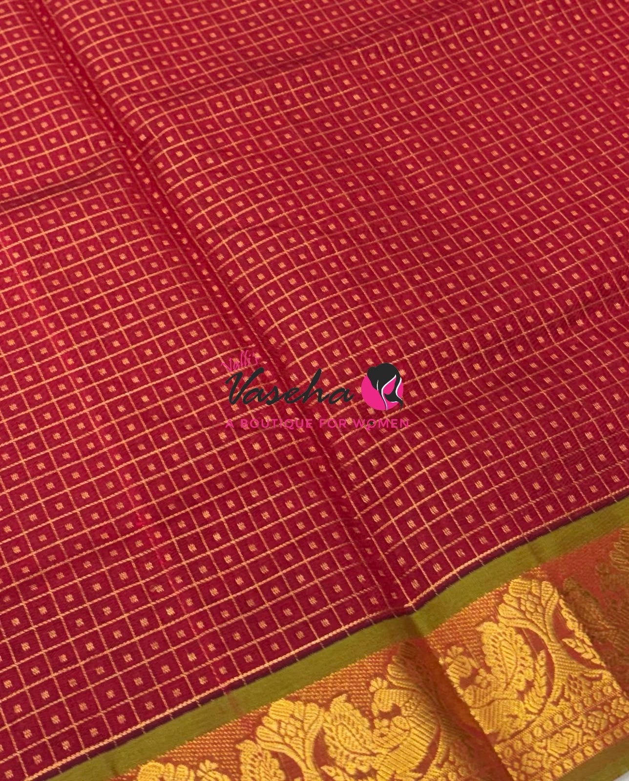 Semi Silk Cotton Saree | Lakshadeepam |VVSSC009