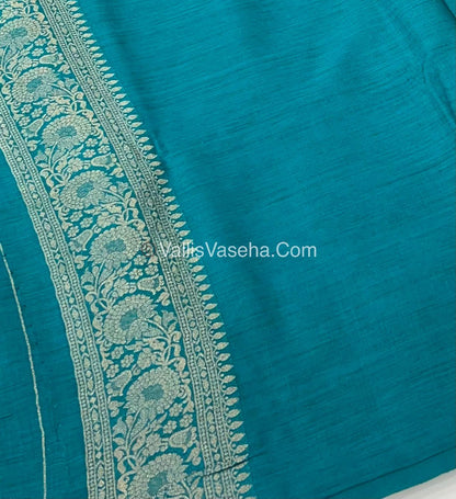 Banarasi - Heritage Silk - Semi Kathan Silk - Blue  Shade- VVBHS004