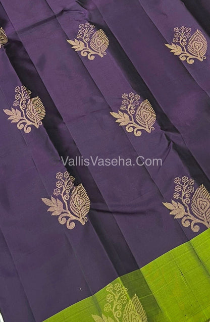 Half Mix - Pure Soft Silk Saree - VVPSS030