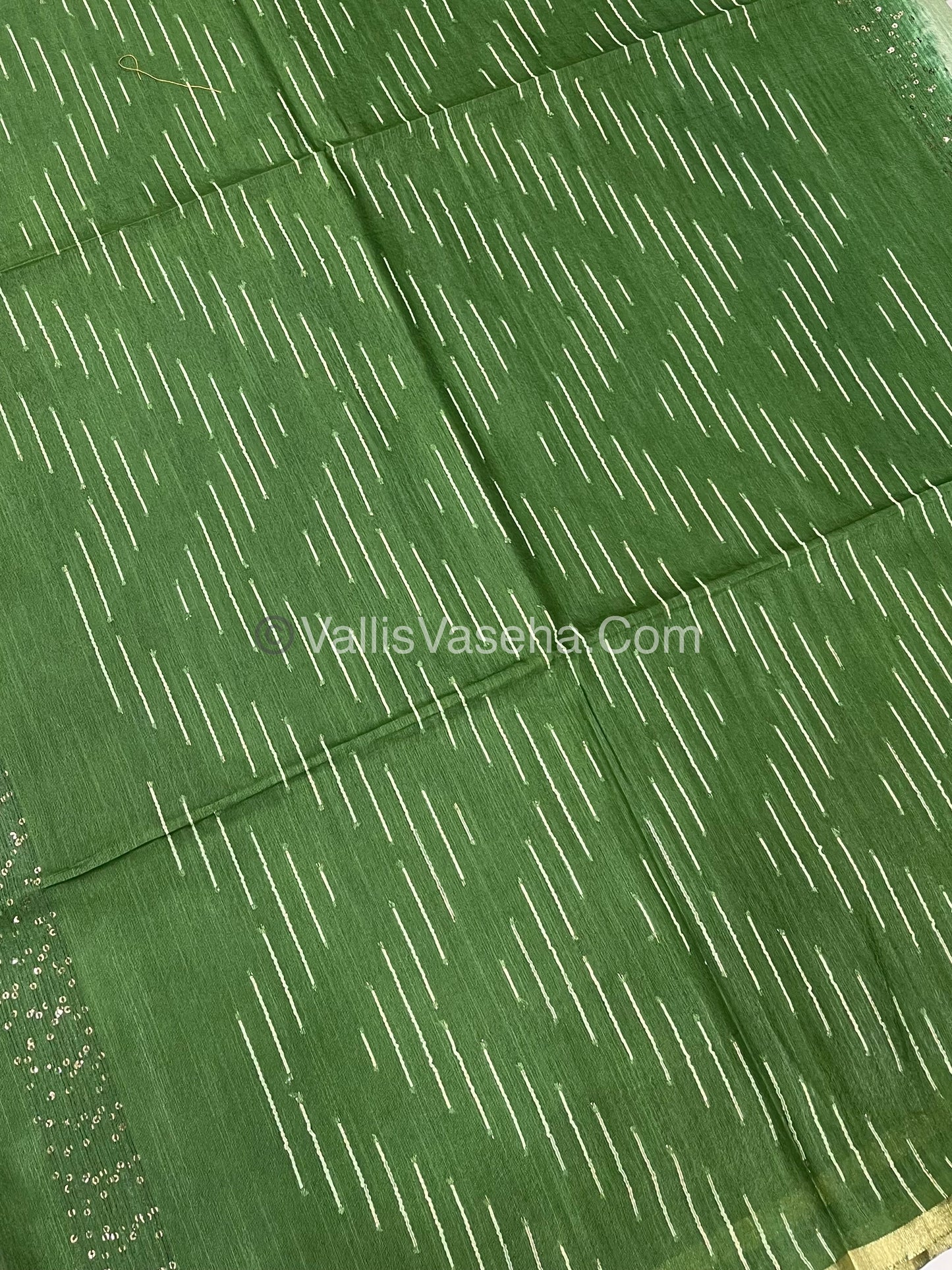 Bhagalpuri Silk | Green Shade | VVBS010