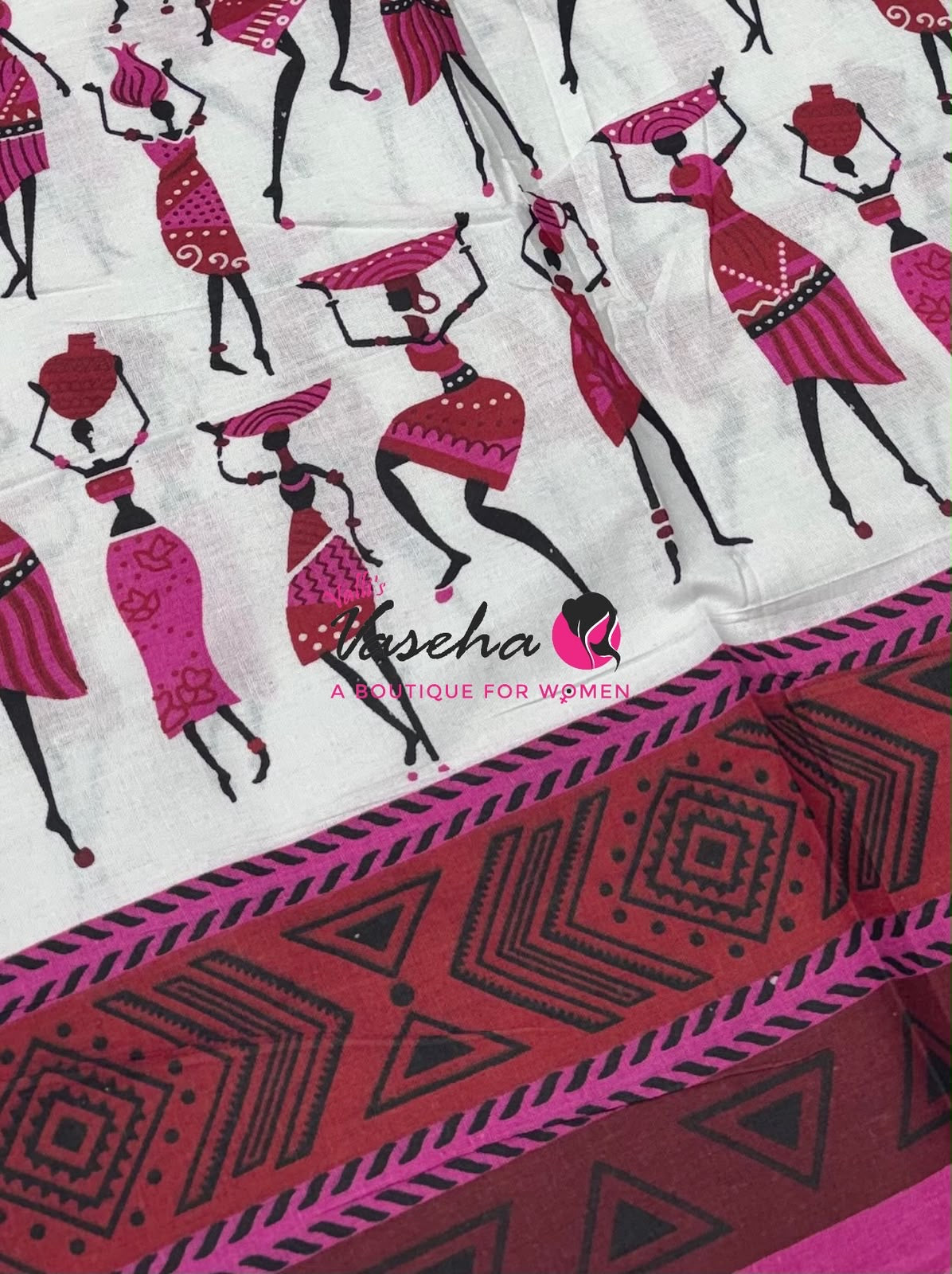 Budget Friendly Sarees - Casual Wear Sarees - Khadi Cotton Sarees - VVKCS028