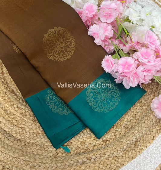 Half Mix - Pure Soft Silk Saree - VVPSS030