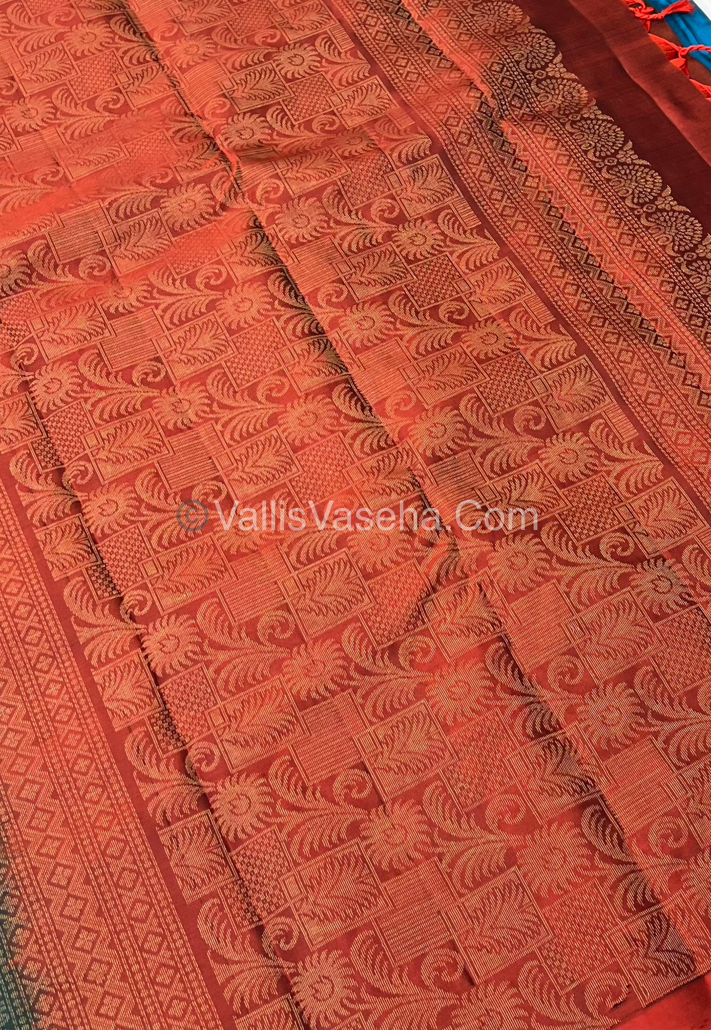 Half Mix - Pure Soft Silk Saree - VVPSS030