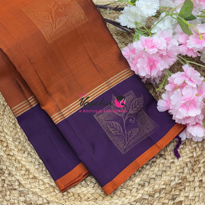 Half Mix - Pure Soft Silk Saree - Retta Petta Border - VVPSS154