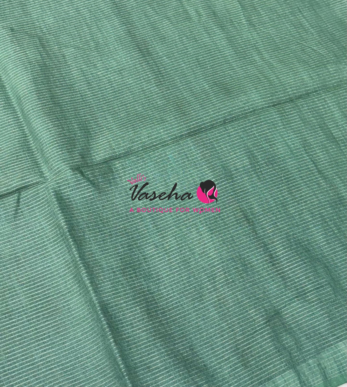 Bhagalpuri Silk - Vaira Voosi Lines - Grey & Green Combo - VVBSV003