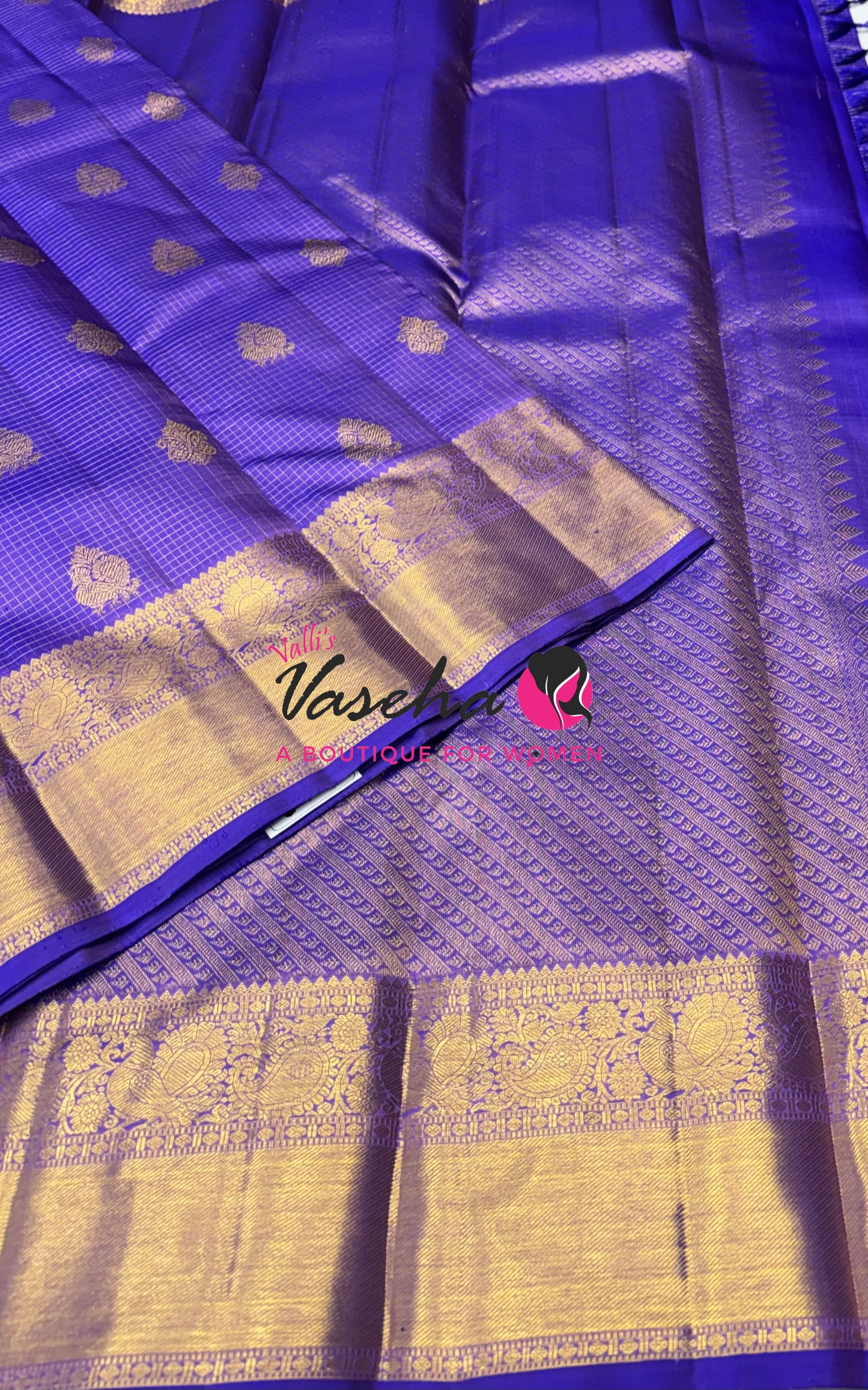 Pure Kanchipuram Silk Saree - Lavender Shade - VVPS040