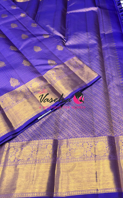 Pure Kanchipuram Silk Saree - Lavender Shade - VVPS040