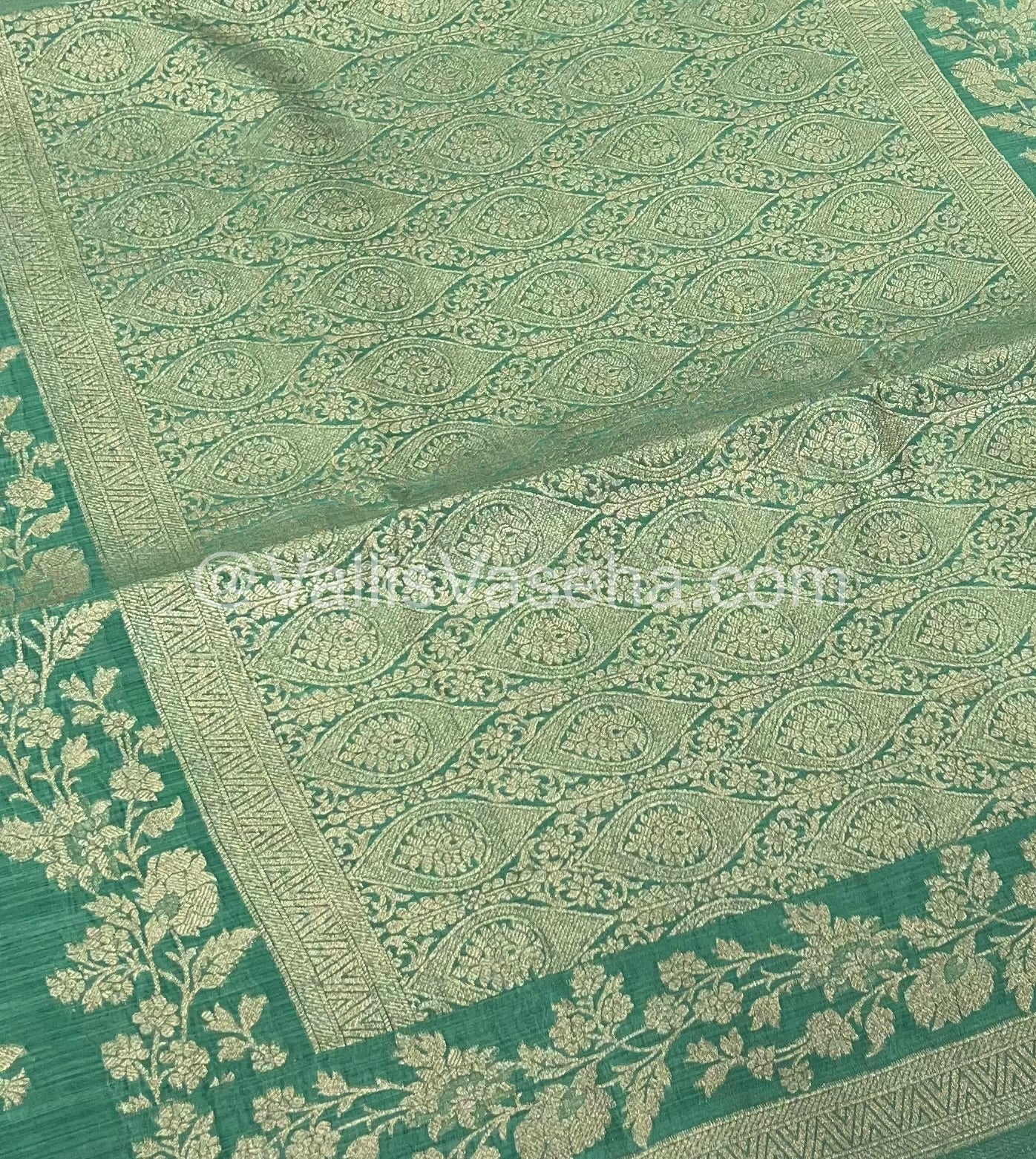 Banarasi - Heritage Silk - Semi Kathan Silk -   Pastel Green Shade - VVBHS008