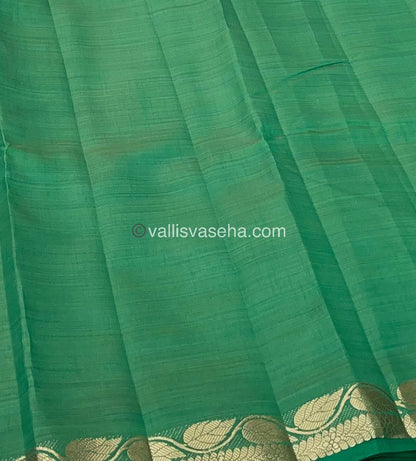 Semi Tussar Silk - Green Shade - VVSTS003