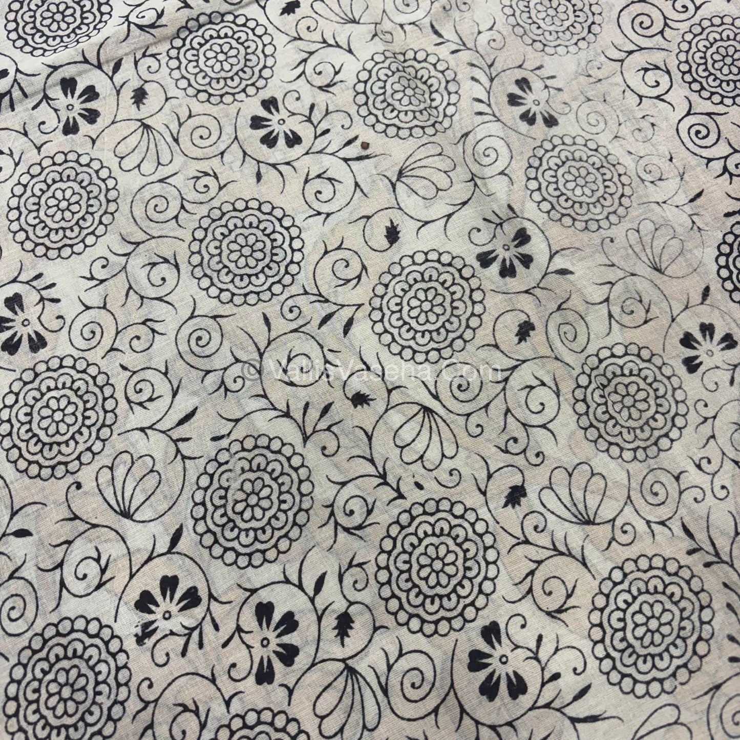 Pure Kalamkari Cotton Saree - VVPKC002